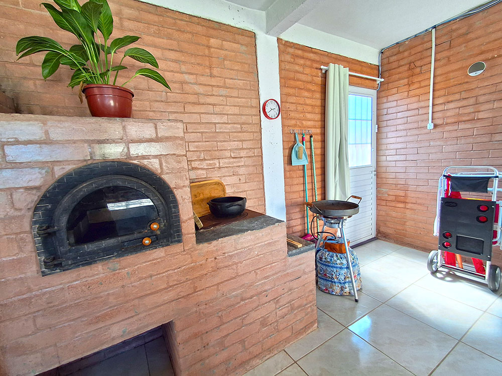 Fogão e forno a lenha